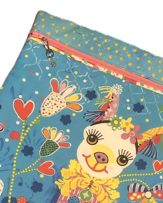 LLama Large Project Bag for Cross Stitch and crafts