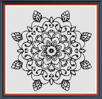 Mandala PDF Cross Stitch Chart