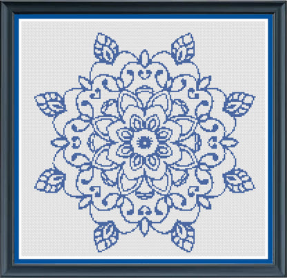Mandala PDF Cross Stitch Chart