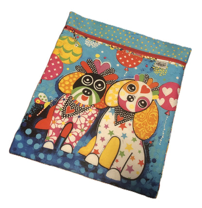 Dogs Large Project Bag for Cross Stitch and crafts