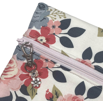 Floral Project Bag for Cross Stitch, Embroidery and other crafts