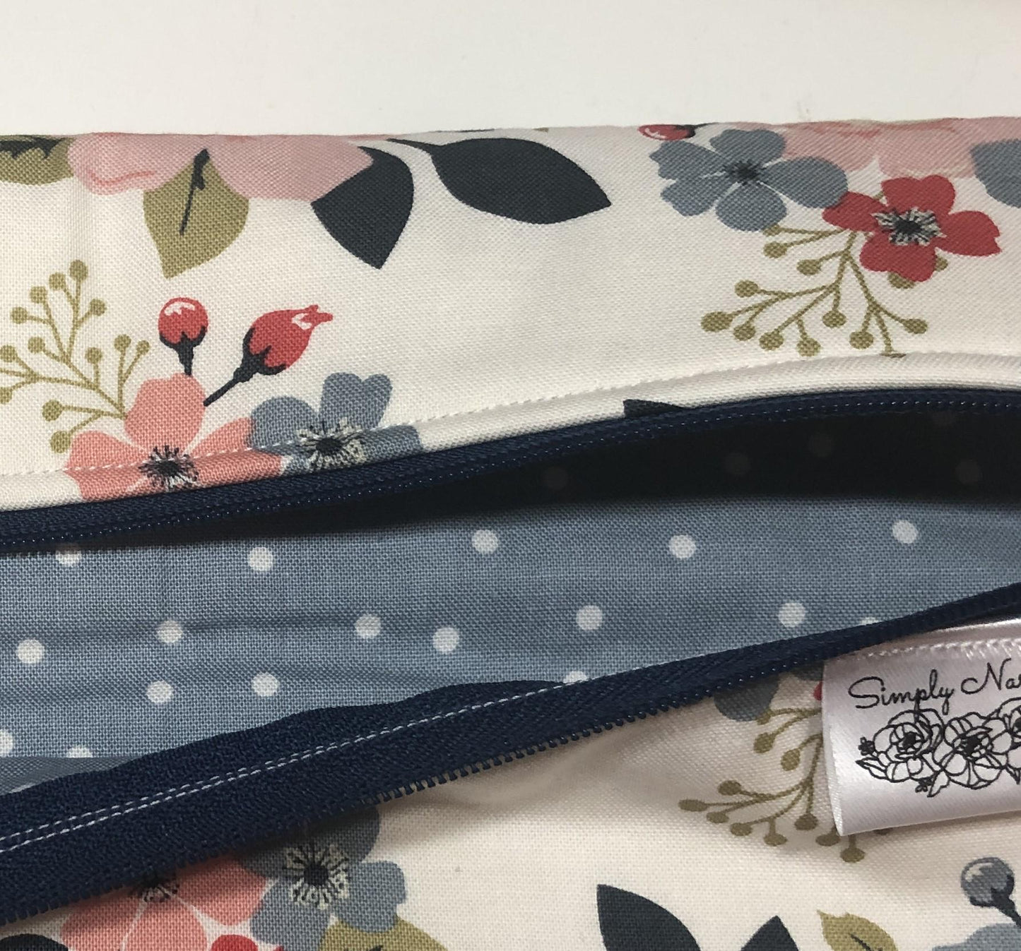 Floral Project Bag for Cross Stitch, Embroidery and other crafts