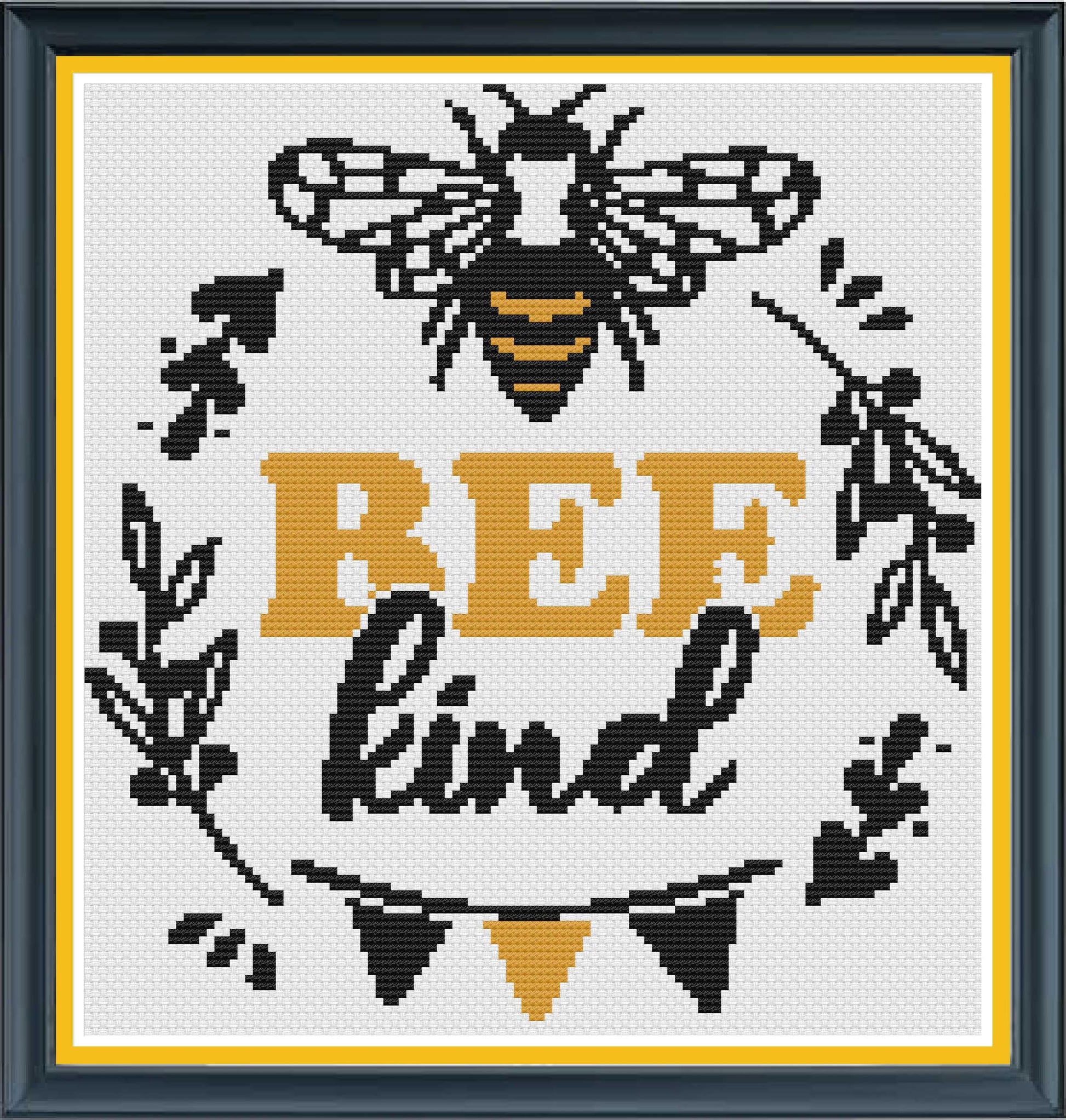 Bee Kind PDF Cross Stitch Chart