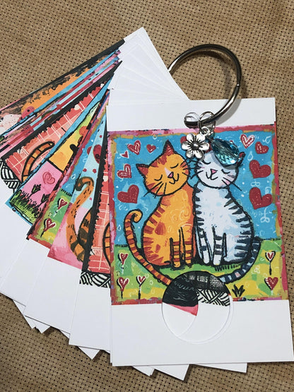 Assorted Funky Cats Floss Drops - Pack of 24