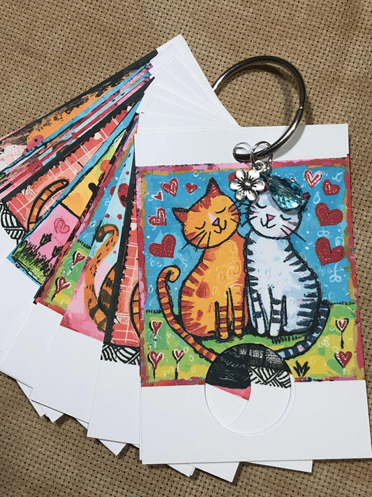 Assorted Funky Cats Floss Drops - Pack of 24