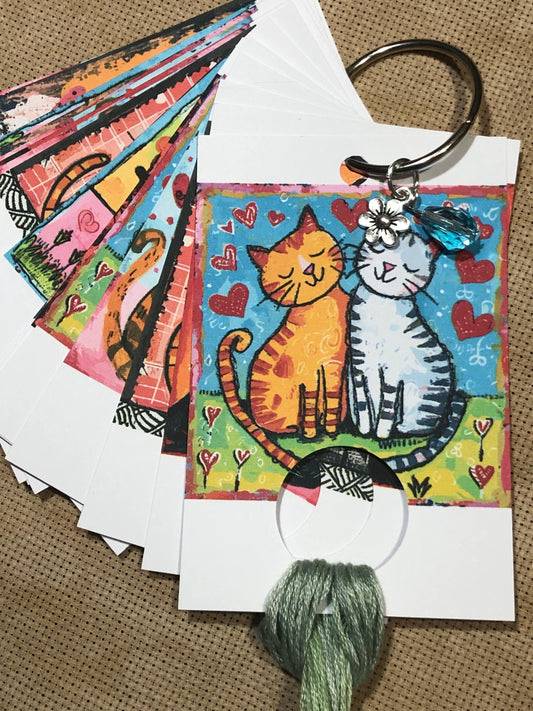 Assorted Funky Cats Floss Drops - Pack of 24