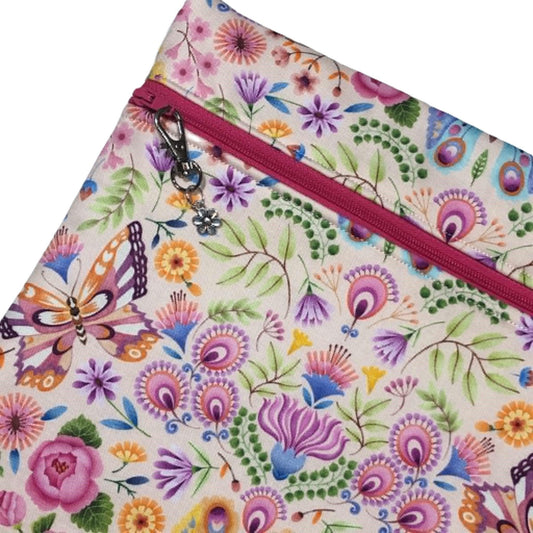 Butterflies Project Bag for Cross Stitch and other crafts