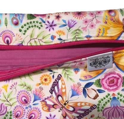 Butterflies Project Bag for Cross Stitch and other crafts