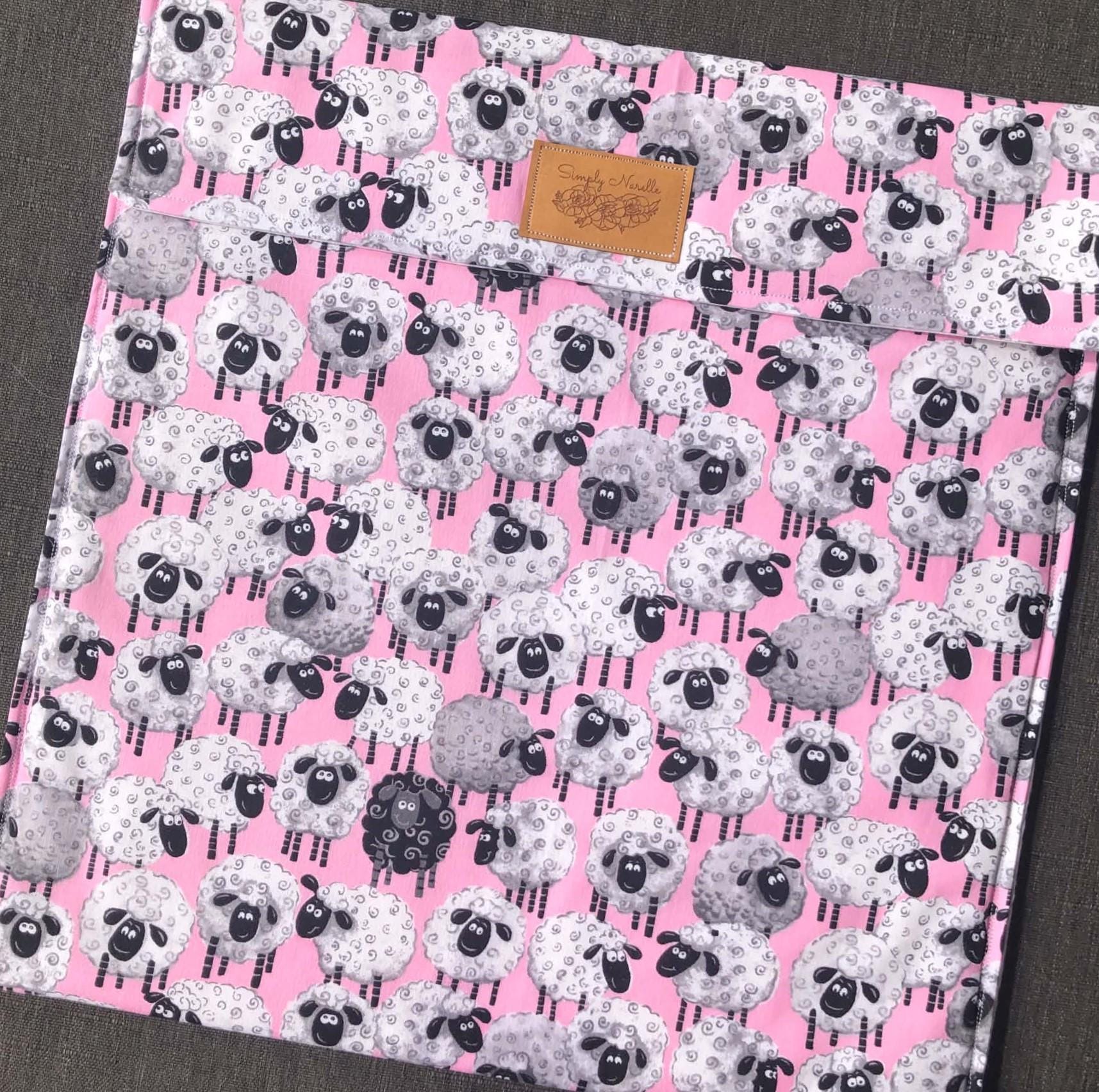 Cute Sheep Project Bag for Cross Stitch and other crafts