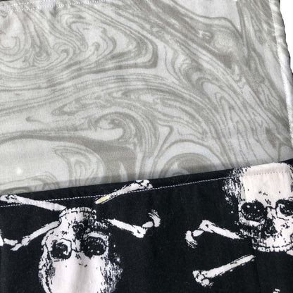 Skull Project Bag for Cross Stitch and other crafts
