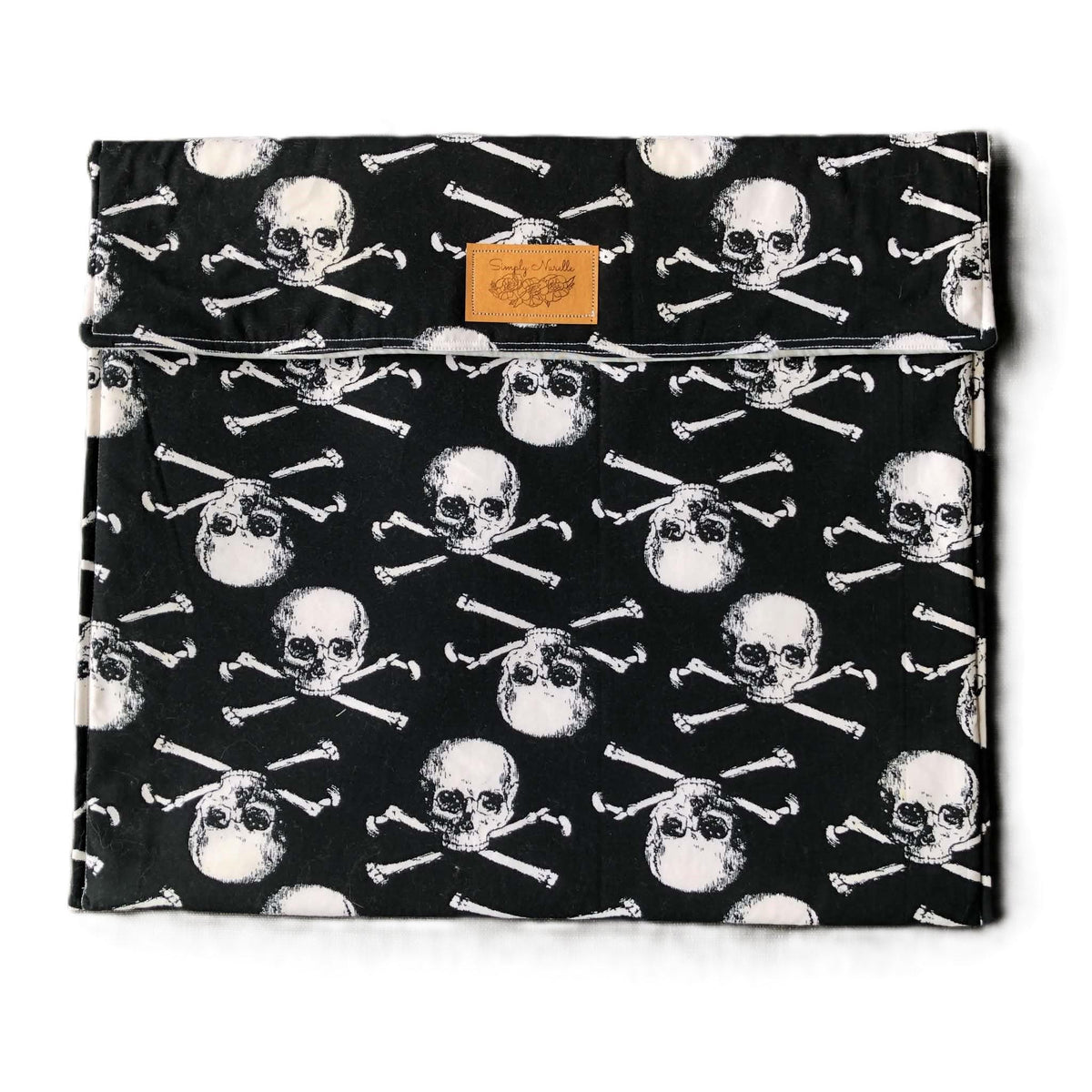 Skull Project Bag for Cross Stitch and other crafts