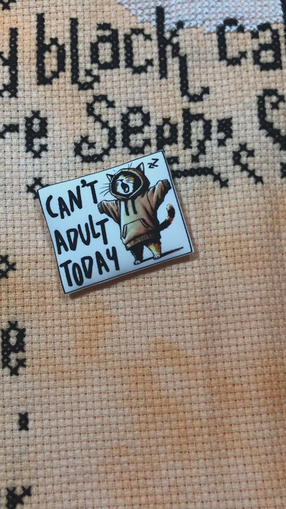 Funny cat magnetic needle minder