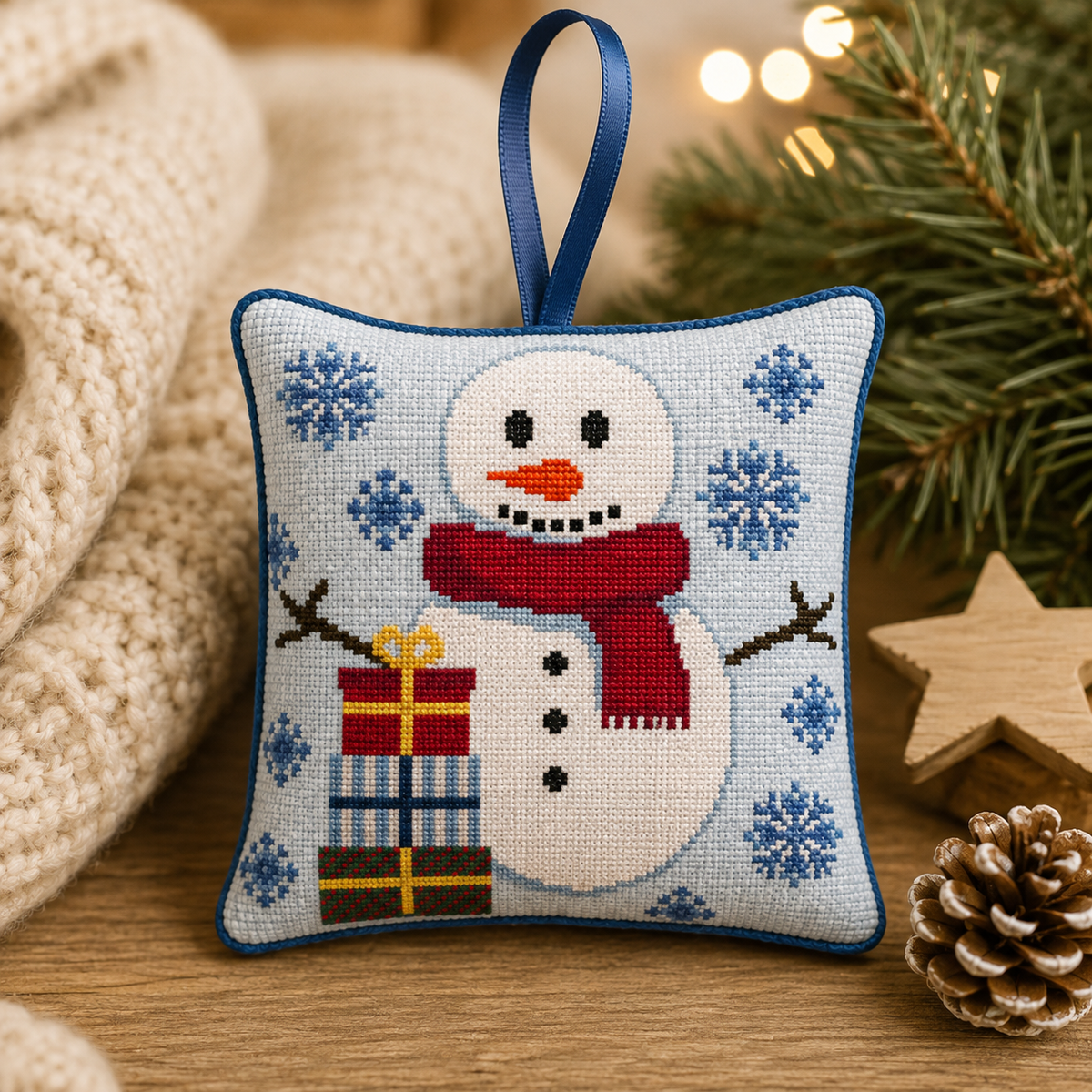 Snowman Gifts PDF Cross Stitch Chart